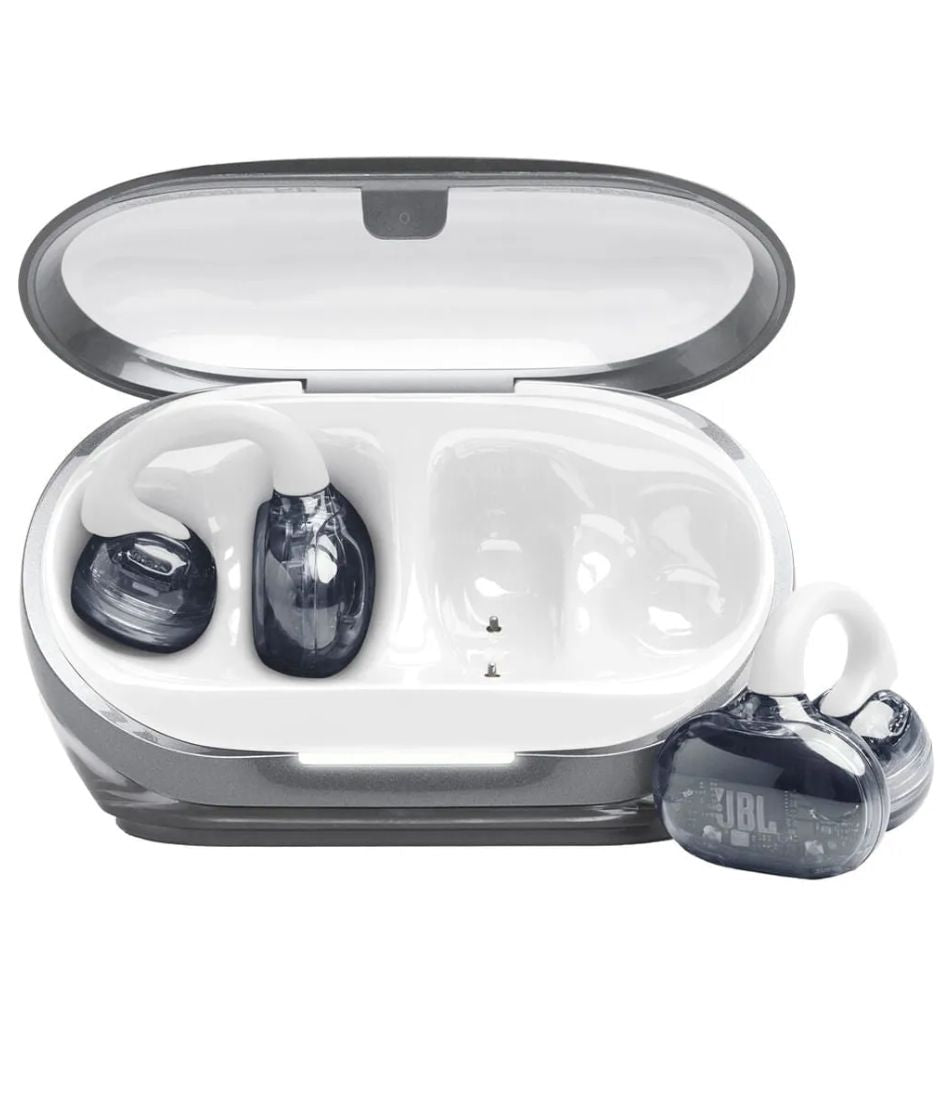 Audífonos inalámbricos open ear JBL Soundgear Clips OpenSound blanco