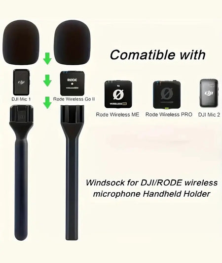 Accesorio para micrófono DJI Mic 1 y 2 - Adaptador inalámbrico de mano para micrófono iStore