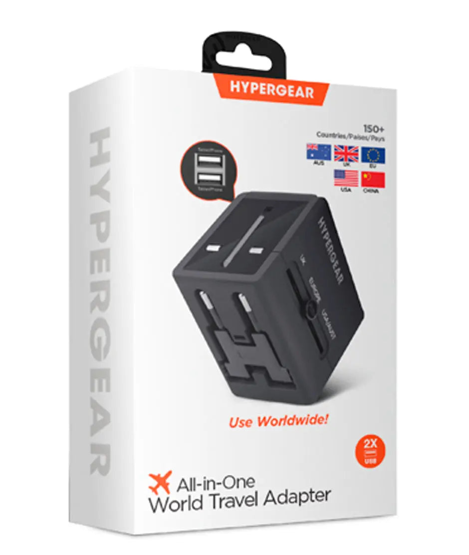Adaptador de Viaje Negro HyperGear hypergear