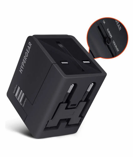 Adaptador de Viaje Negro HyperGear hypergear