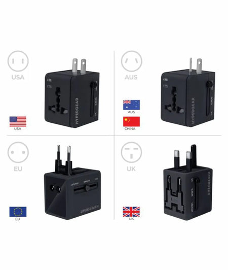 Adaptador de Viaje Negro HyperGear hypergear