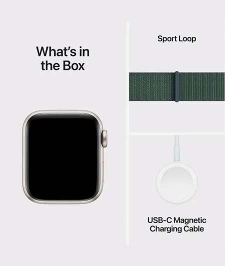 Apple Watch SE2 GPS 40MM Starlight con Lake Green Sport Loop -OPEN BOX- Apple