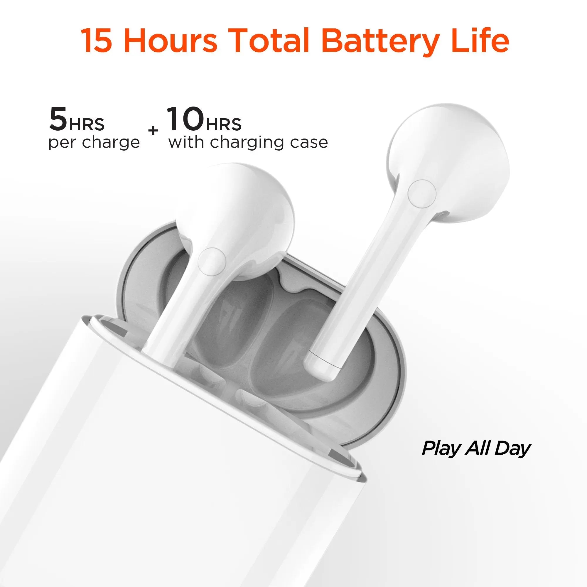 Audífonos Bluetooth HyperGear True Wireless Color Blanco freeshipping - iStore Costa Rica