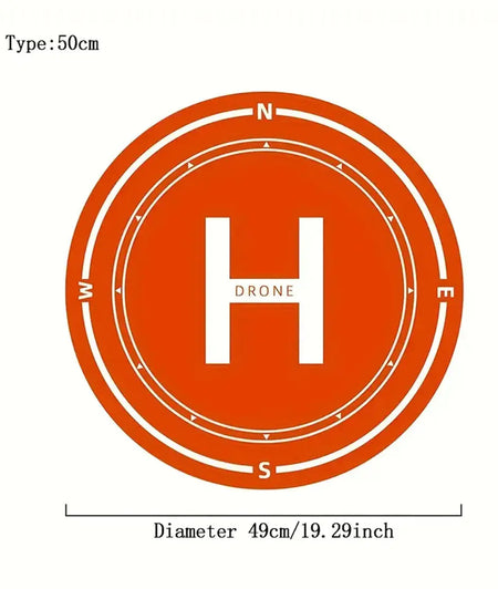 Base para aterrizar dron 50CM - Naranja -Landing Pad iStore