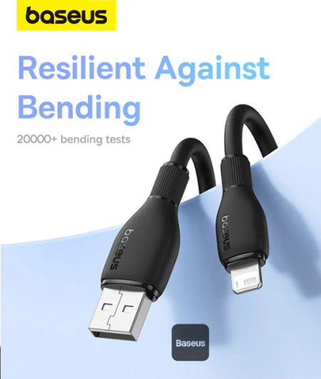 Baseus Cable USB A Lightning 12W NEGRO Baseus