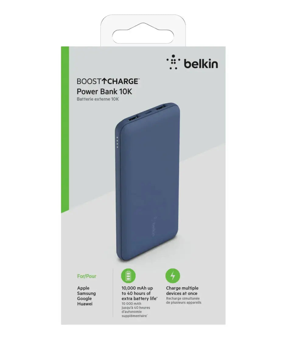 Belkin 10K Power Bank USBA C 15W BLUE Belkin