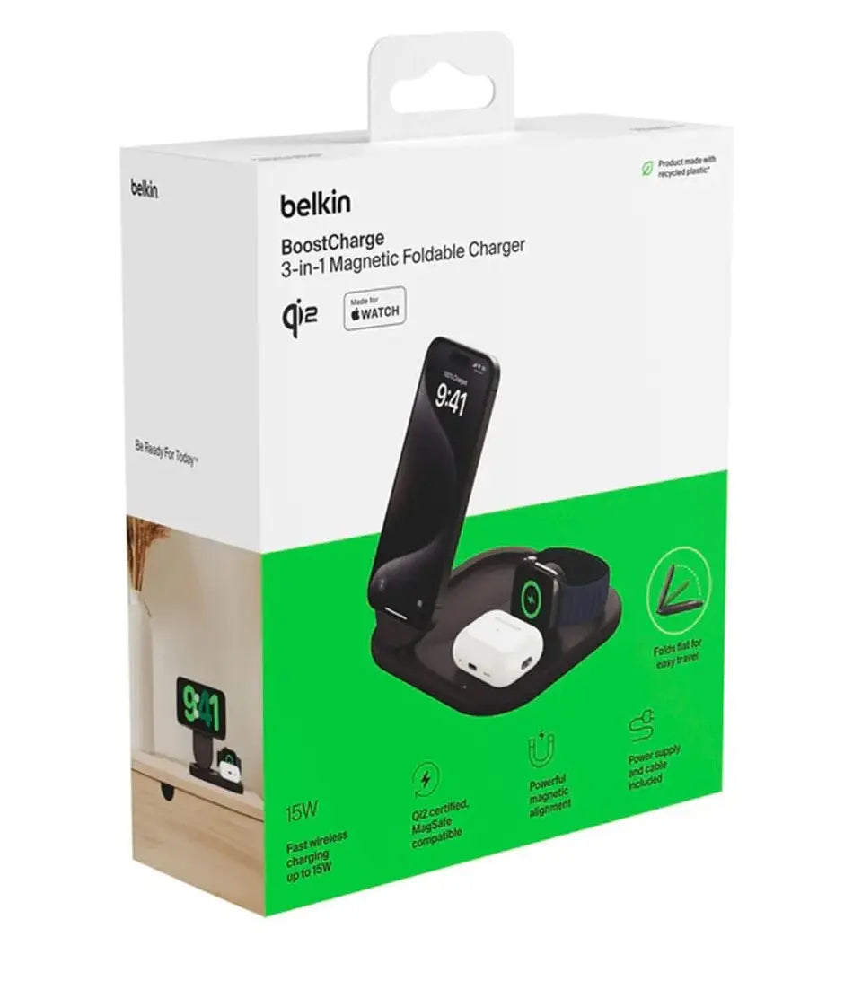 Belkin 3 en 1 Charging 15W NEGRO Belkin
