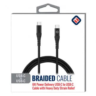 CABLE DE CONEXION Y CARGA TEKYA TIPO C A TIPO C 6 PIES TekYa