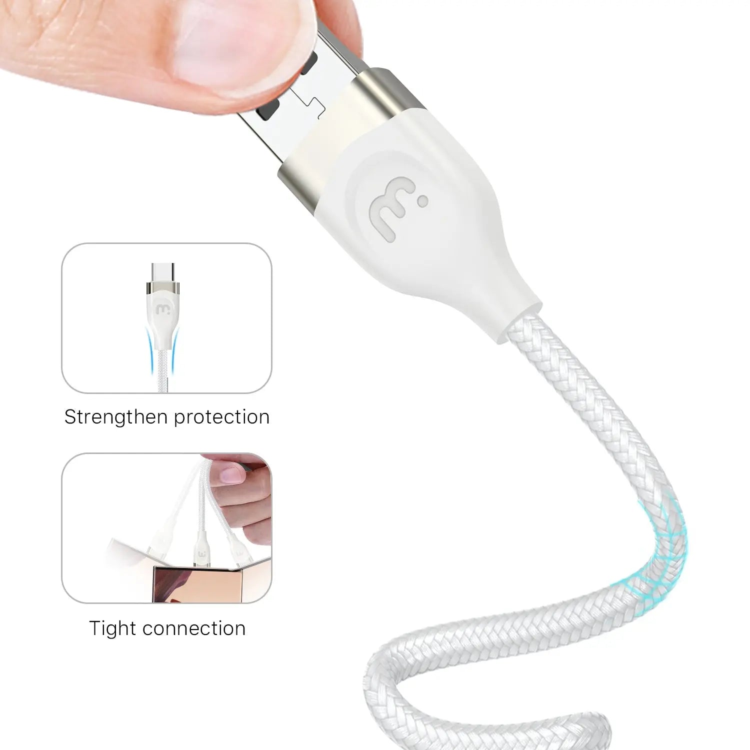 Cable USB-A a USB-C 1 Metro - MyBatPro iStore Costa Rica