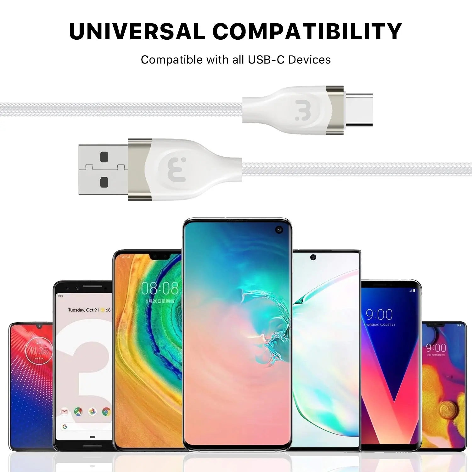 Cable USB-A a USB-C 1 Metro - MyBatPro iStore Costa Rica