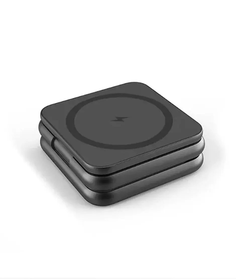 Cargador Prodigee 3Rio 3 en 1 - MagSafe  para  iPhones / Watch / Airpods - Gris Espacial Prodigee