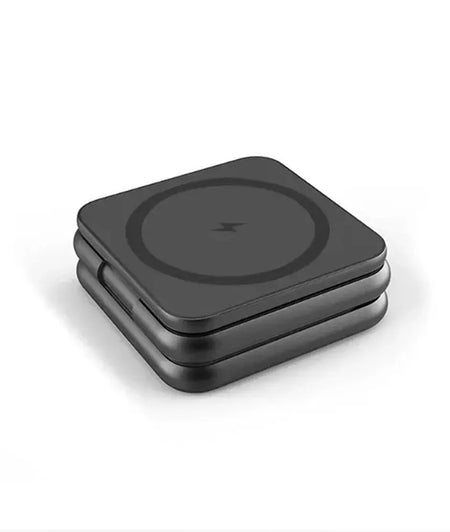 Cargador Prodigee 3Rio 3 en 1 - MagSafe  para  iPhones / Watch / Airpods - Gris Espacial Prodigee