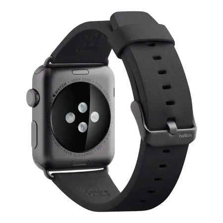 Correa Belkin Classic de piel italiana para Apple Watch - 38mm - Negro Belkin