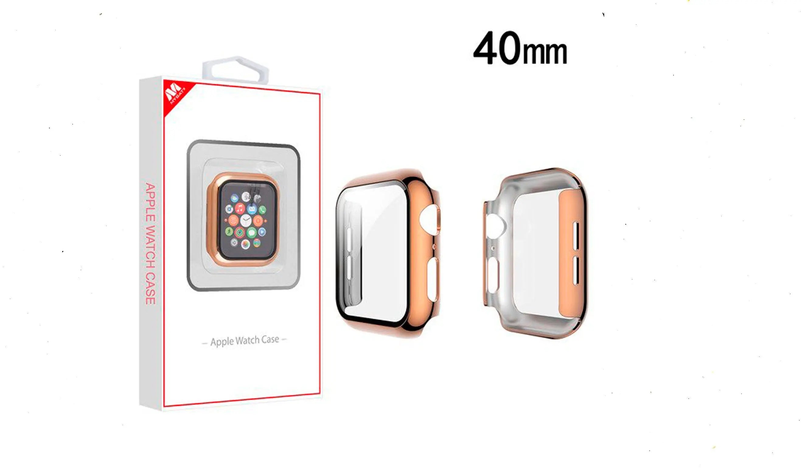 Estuche con pantalla de vidrio MyBat Pro para Apple Watch 40mm Oro Rosa freeshipping - iStore Costa Rica
