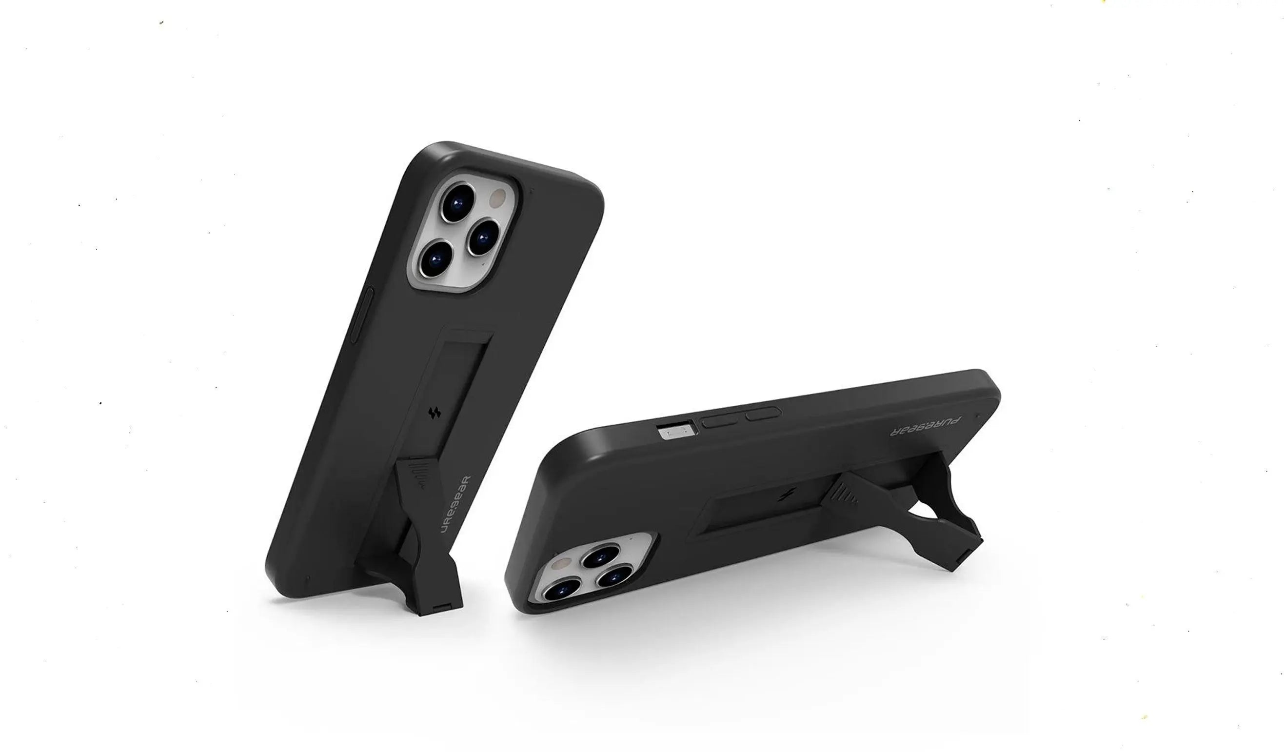 Estuche con soporte, para iPhone 12/12Pro - Negro PureGear freeshipping - iStore Costa Rica