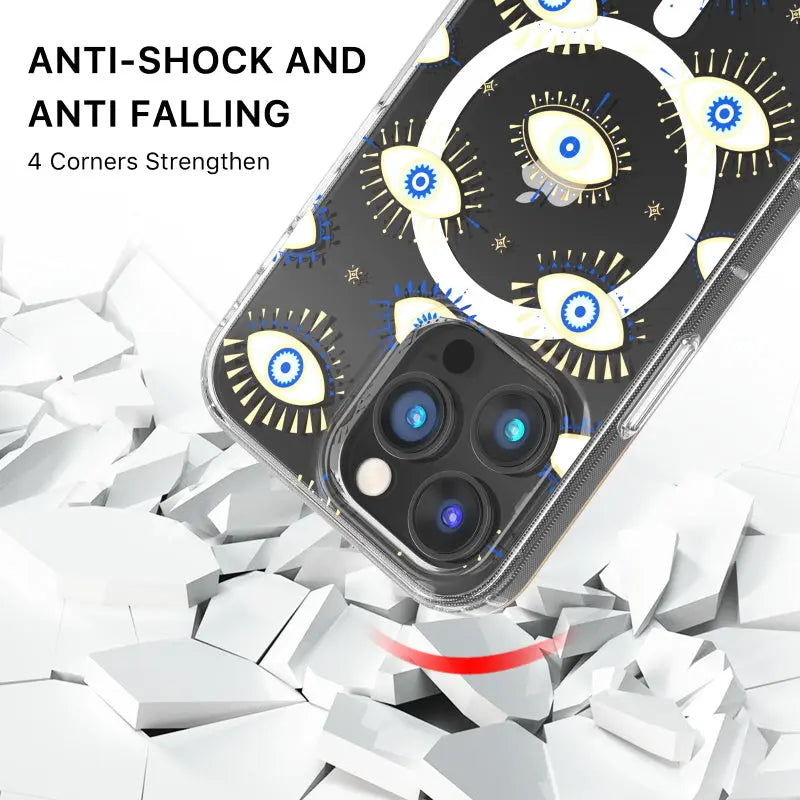 Estuche para Iphone 14 Pro - MyBat Pro Mood Series MagSafe - Evil Eye MyBat Pro