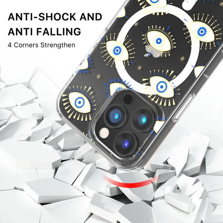 Estuche para Iphone 14 Pro - MyBat Pro Mood Series MagSafe - Evil Eye MyBat Pro