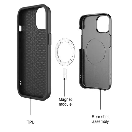Estuche para iPhone 13 - MyBat Fuse Series MagSafe - Negro MyBat