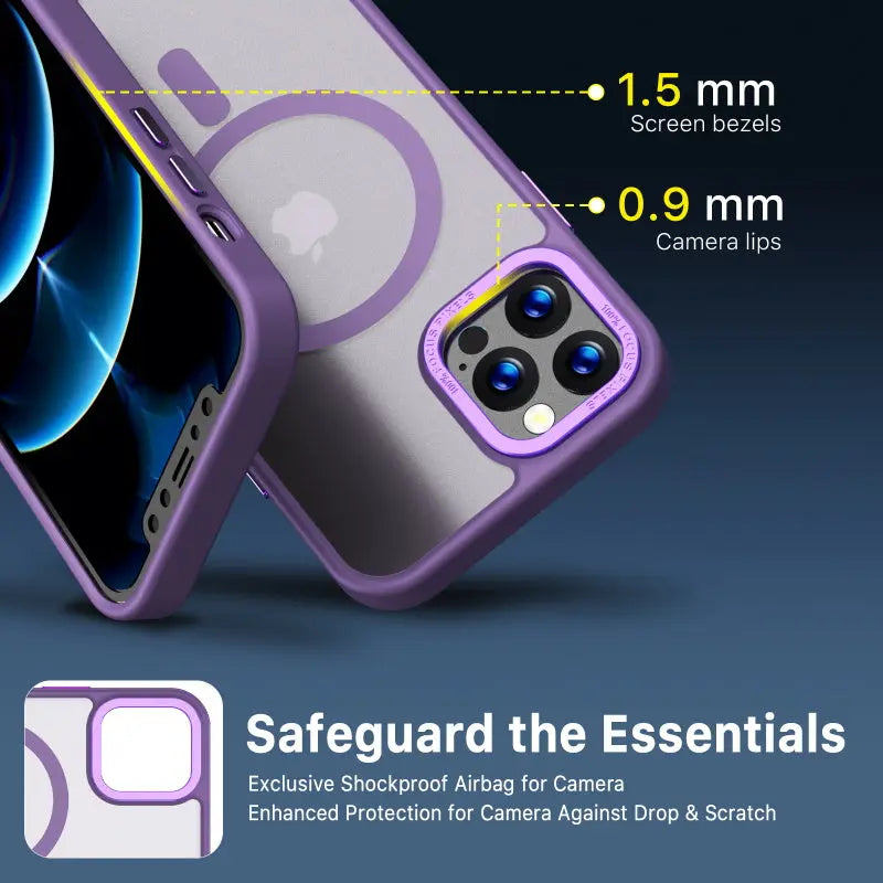 Estuche para Iphone 12/12 Pro - MyBat Pro Shade Series MagSafe - Morado MyBat Pro