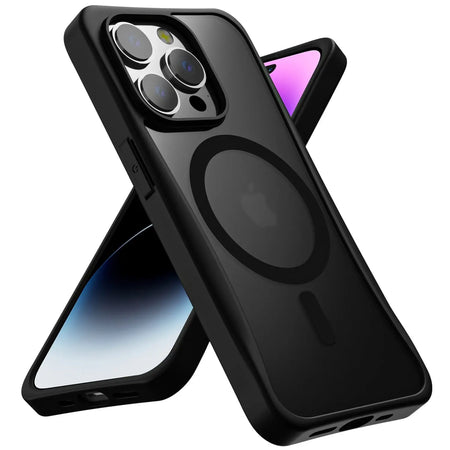 Estuche para iPhone 14 Pro - MyBatPro Haze Series - Negro MyBat Pro