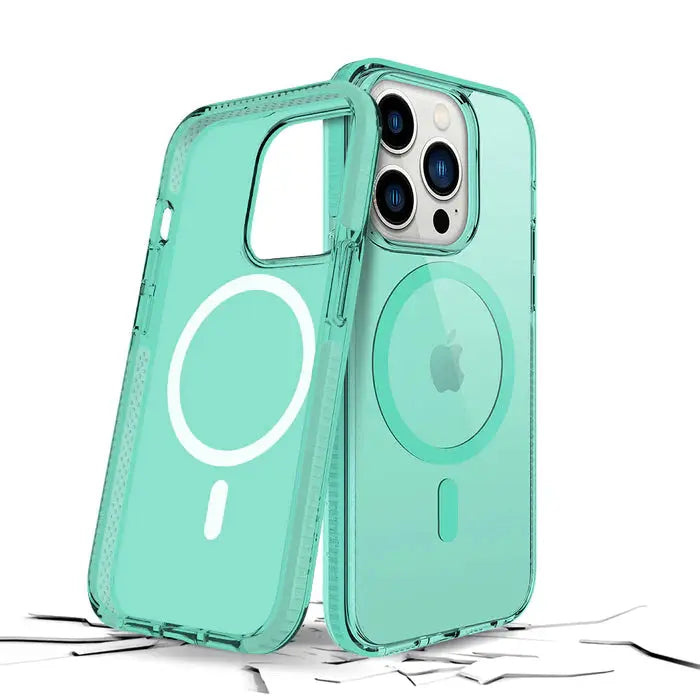 Estuche para iPhone 14 Pro Max - Prodigee Safetee Neo+Mag - Menta iStore Costa Rica