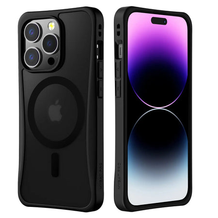 Estuche para iPhone 14 Pro - MyBatPro Haze Series - Negro MyBat Pro