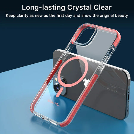 Estuche para iPhone 15 - MyBat Pro Vivid Series MagSafe - Rosado MyBat Pro