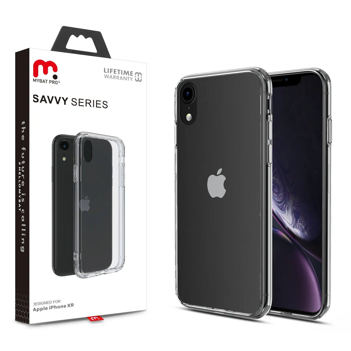 Estuche para iPhone XR - MyBatPro Savvy Series - Clear MyBat