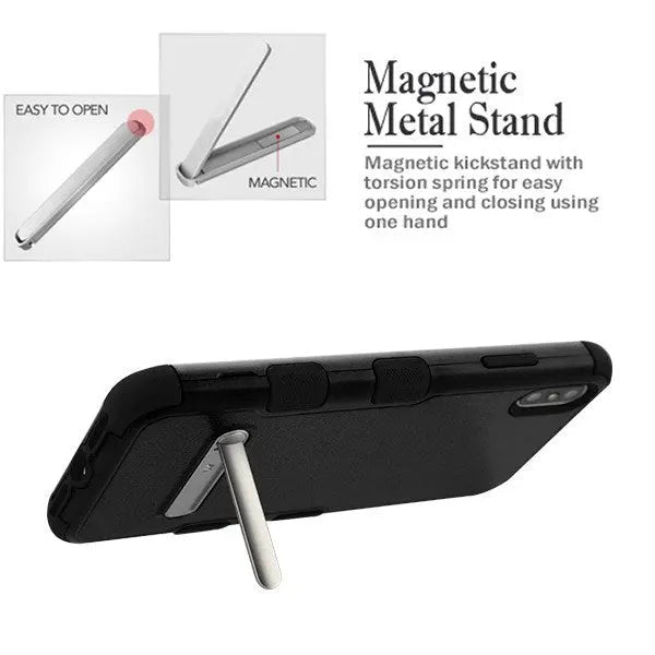 Estuche para iPhone XS Max - MyBat Tuff Series - Negro MyBat