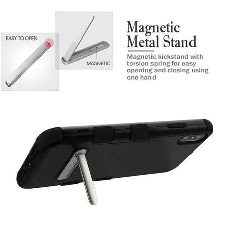 Estuche para iPhone XS Max - MyBat Tuff Series - Negro MyBat