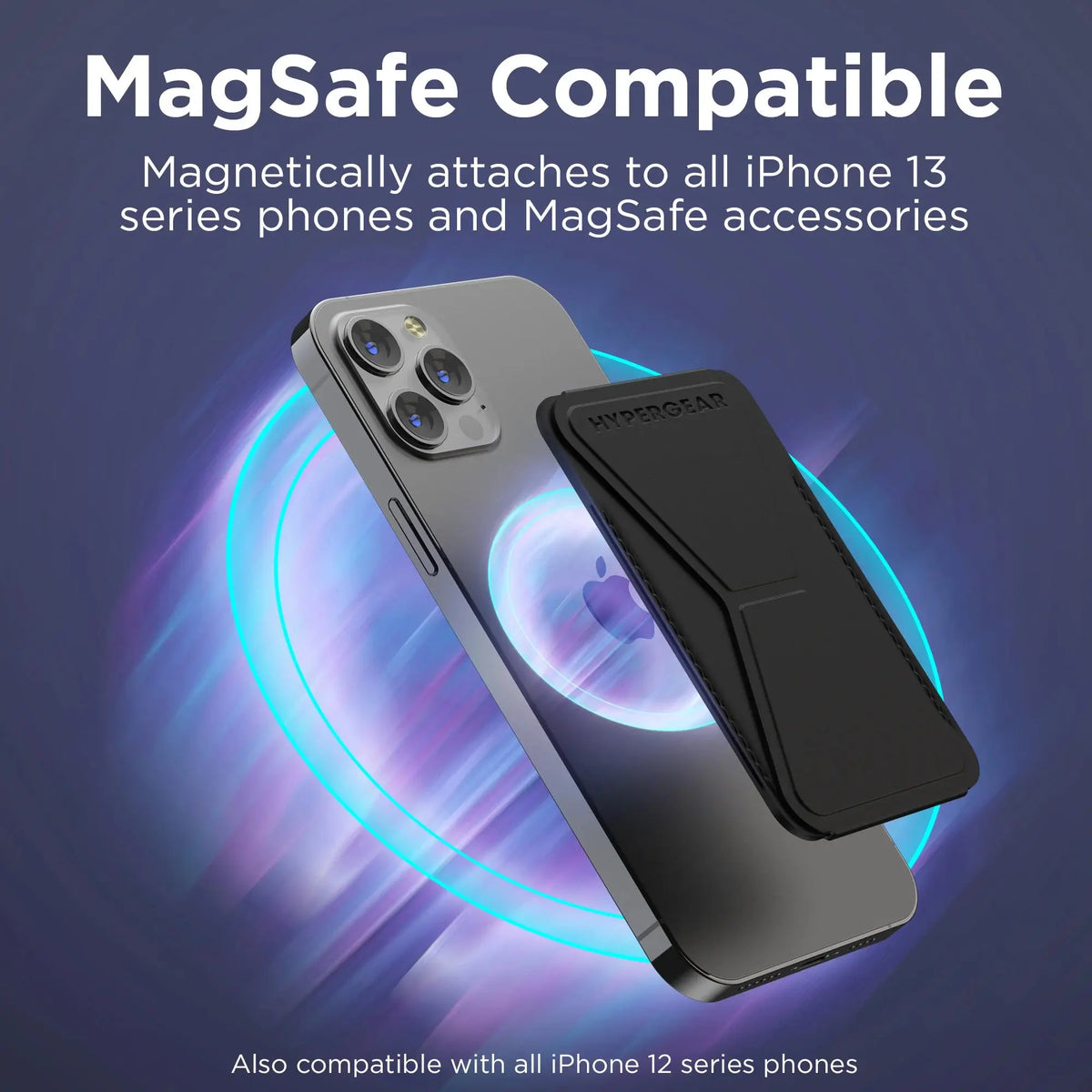 HyperGear MagFold Stand + Wallet for MagSafe BLACK hypergear