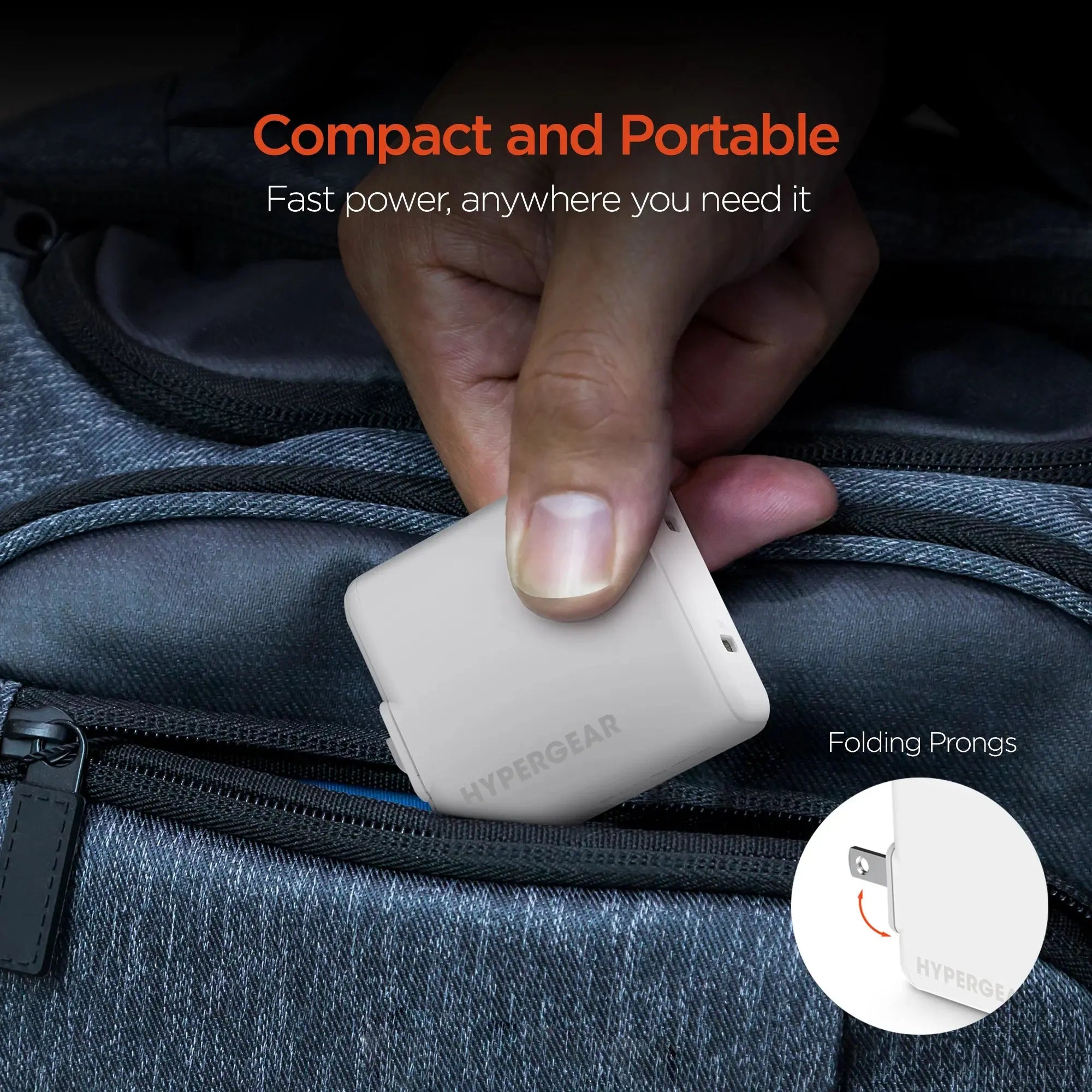 HyperGear PD40W Dual USB-C Wall Charger White hypergear