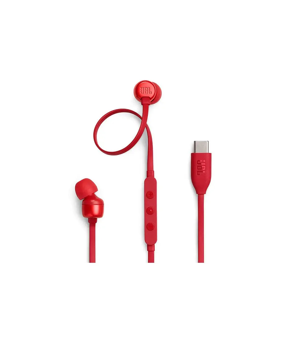 JBL Tune 310 Audifonos Tipo C Rojo JBL