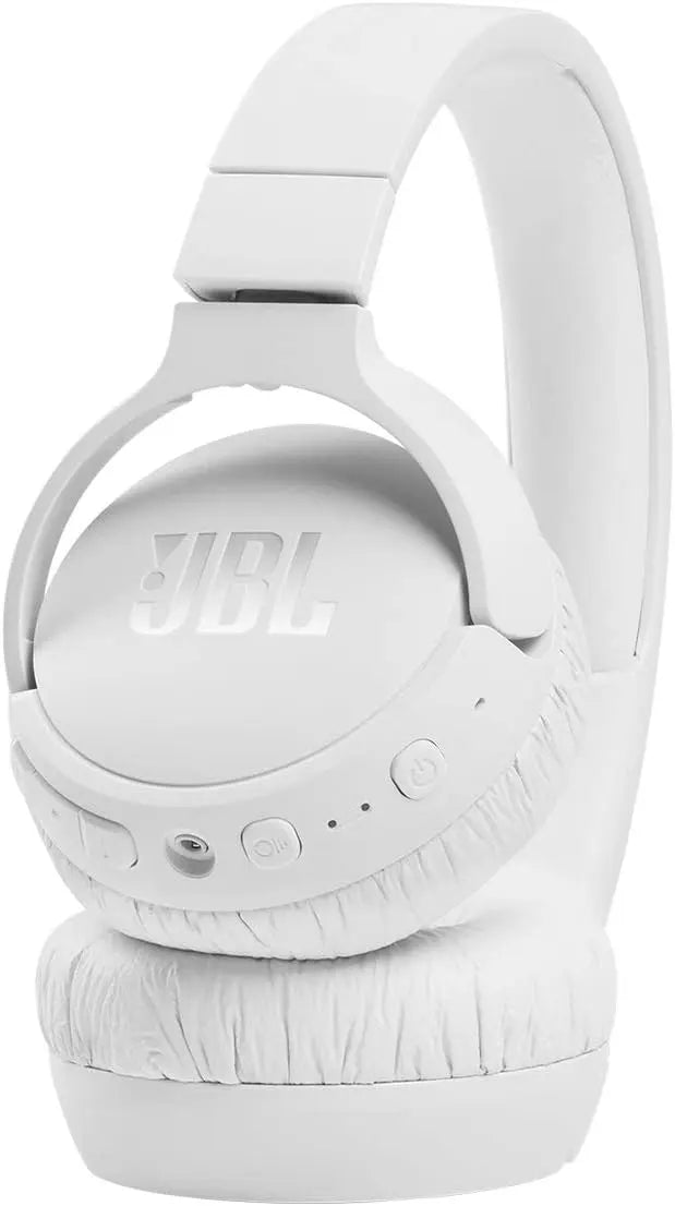 JBL Tune 660NC: Auriculares inalámbricos con cancelación activa de ruido, color blanco JBL
