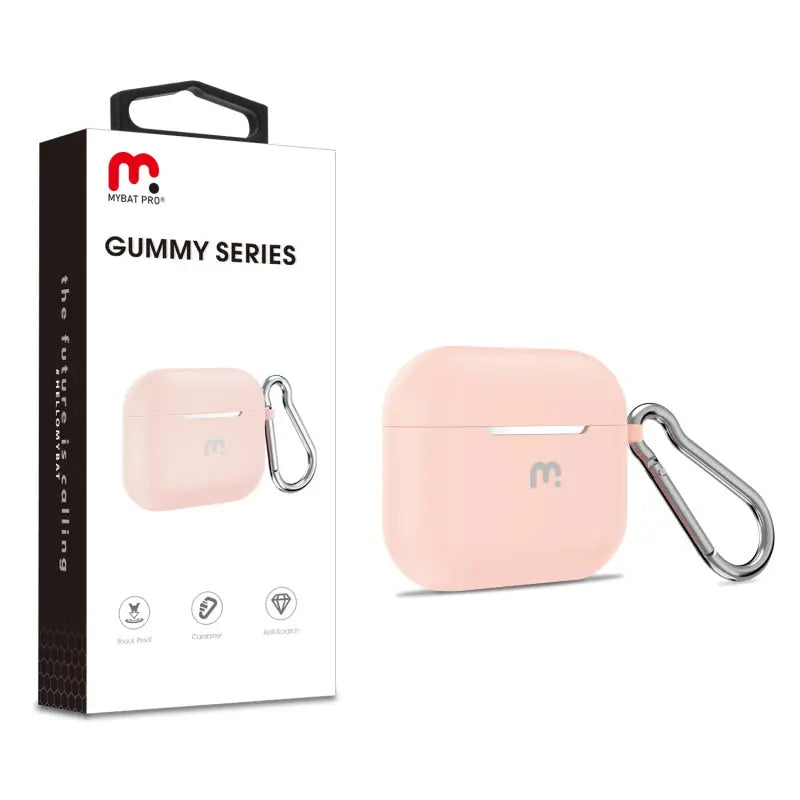 MY BAT AIRPODS TERCERA GN GUMMY PINK. MayBat Pro
