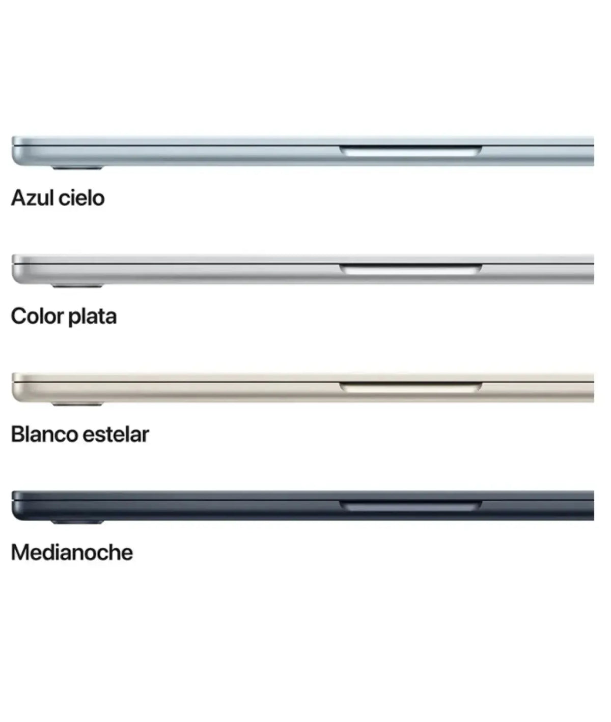 MacBook Air 13" M4 16GB Memoria 512 GB Disco -Azul Cielo- Teclado inglés MC6U4LL/A Apple