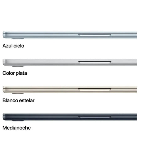 MacBook Air 13" M4 16GB Memoria 512 GB Disco -Azul Cielo- Teclado inglés MC6U4LL/A Apple