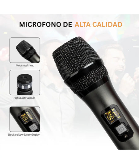 Micrófono inalámbrico UHF Soundgeek SoundGeek