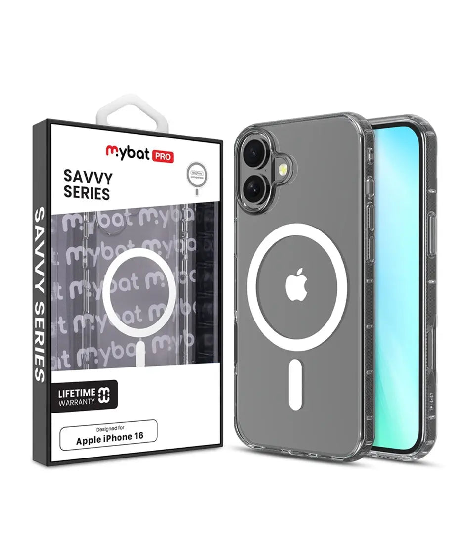 My Bat Savvy Series Clear IPHONE 16 MyBat Pro