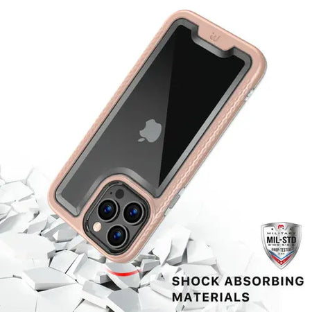 MyBat Pro Lux Series Case with Tempered Glass for Apple iPhone 13 Pro Max freeshipping - iStore Costa Rica