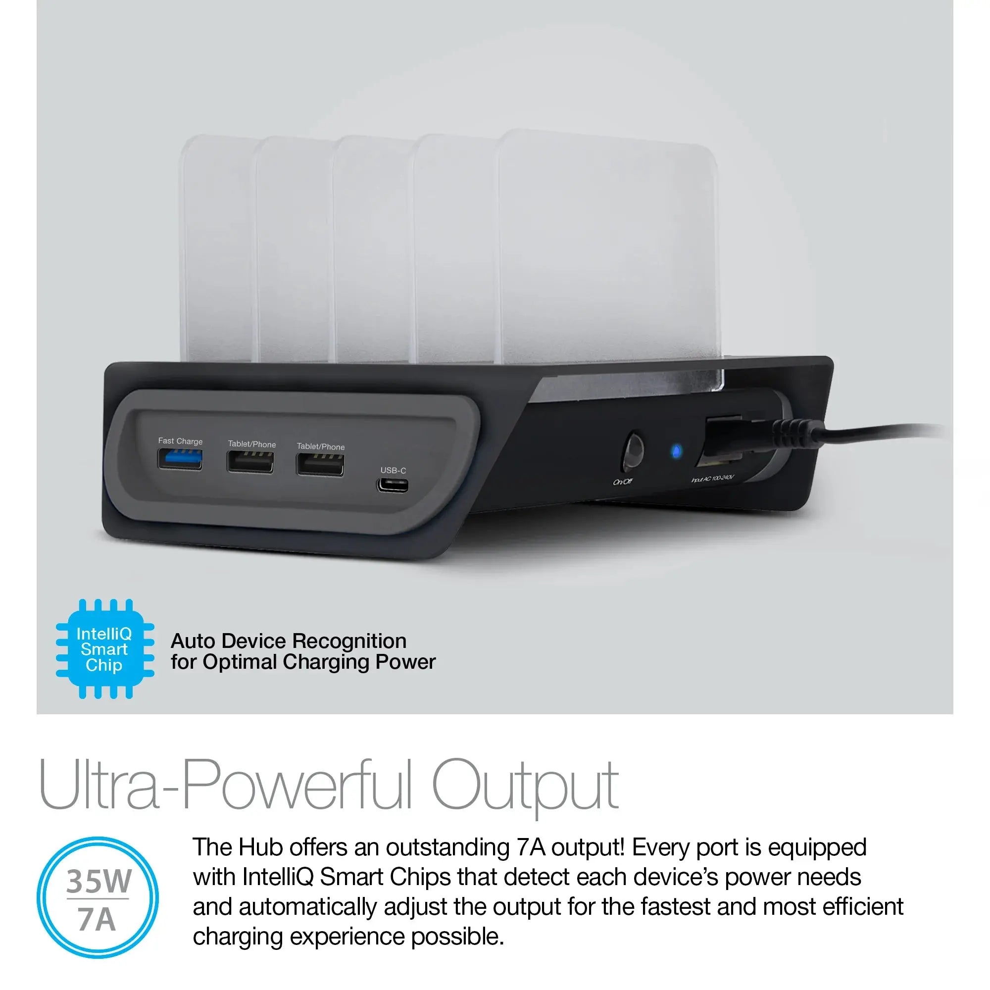 NAZTECH AFC POWER HUB 4 CHARGING DOCK naztech