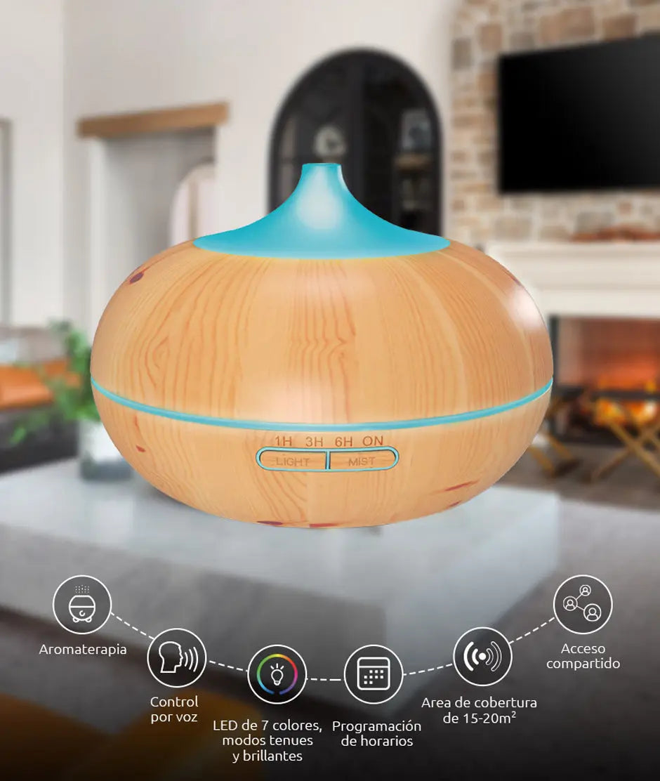 Nexxt Home NHA-A600 Smart Wi-Fi Aroma Diffuser LED 110/220V NEXXT