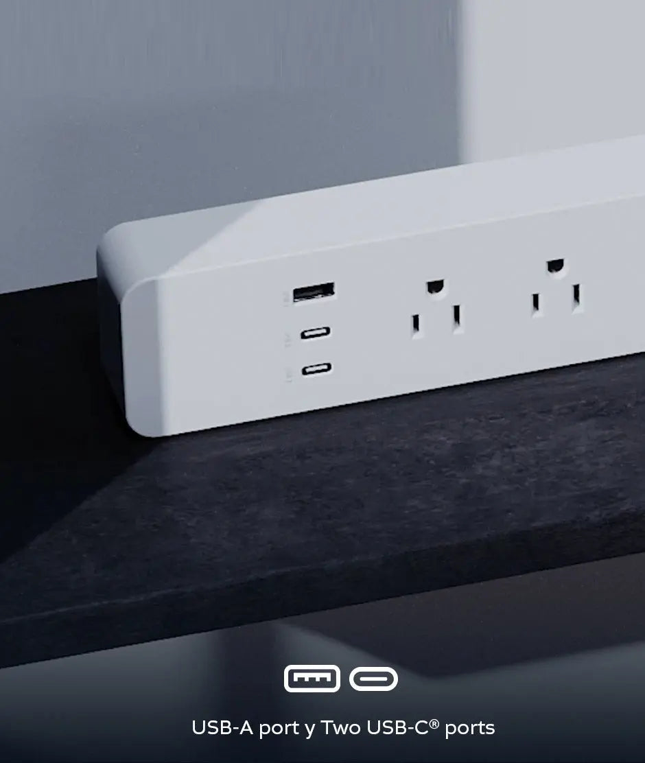 Nexxt Home NHP-E710 Smart Power strip 4 outlet 2 USBC 2 USBA iStore