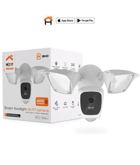 Nexxt Home Outdoor Flood Light Cam 2K NHC-F610 NEXXT
