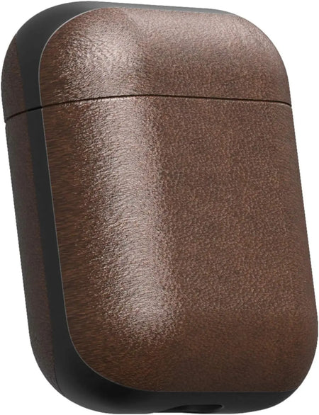 Nomad Funda para Airpods | Cuero rústico marrón Horween Nomad