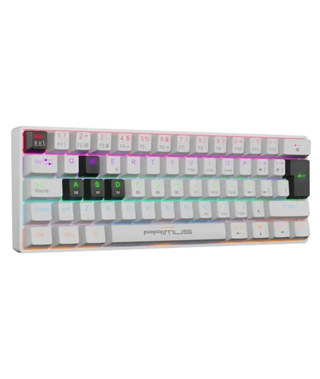 PGLC Kybd Wrd PKS-S060W-S USB Spa White 61 Keys /Red switch Primus