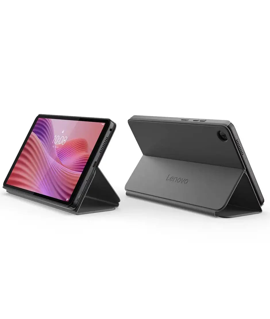 Tab One 8.7" Lenovo HD 4GB LTE Wi-Fi MediaTek Helio 128GB Luna Grey, Android 14 + Folio Case