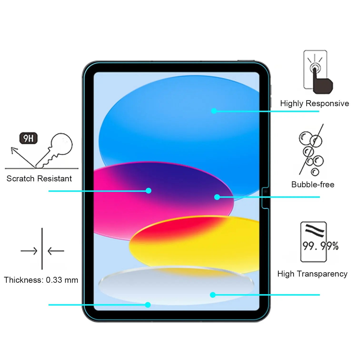 Vidrio Templado para iPad 10.9 (2022) - MyBat MyBat