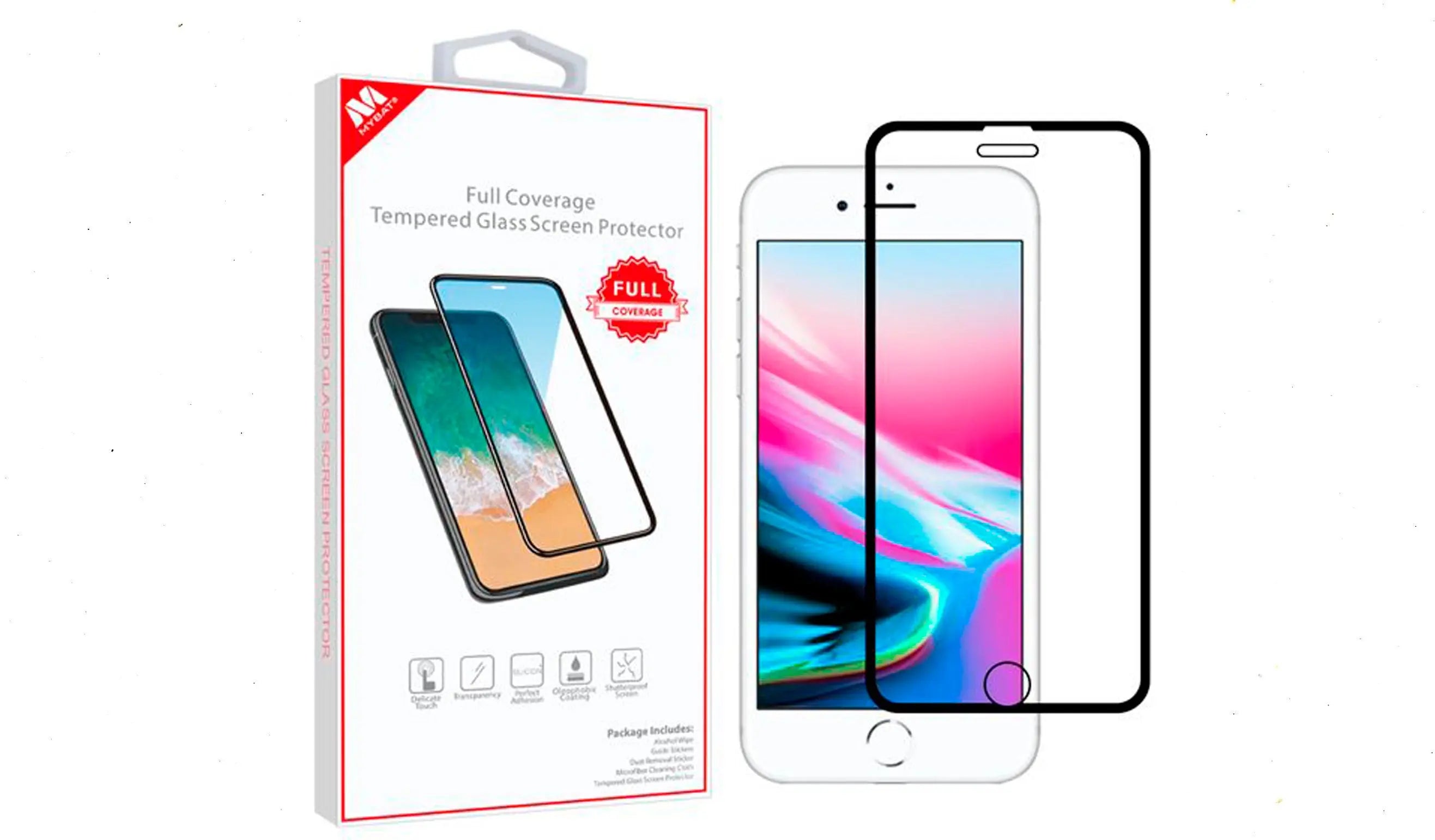 Vidrio temperado MayBat Pro para iPhone 6/6s/7/8/SE2020 freeshipping - iStore Costa Rica