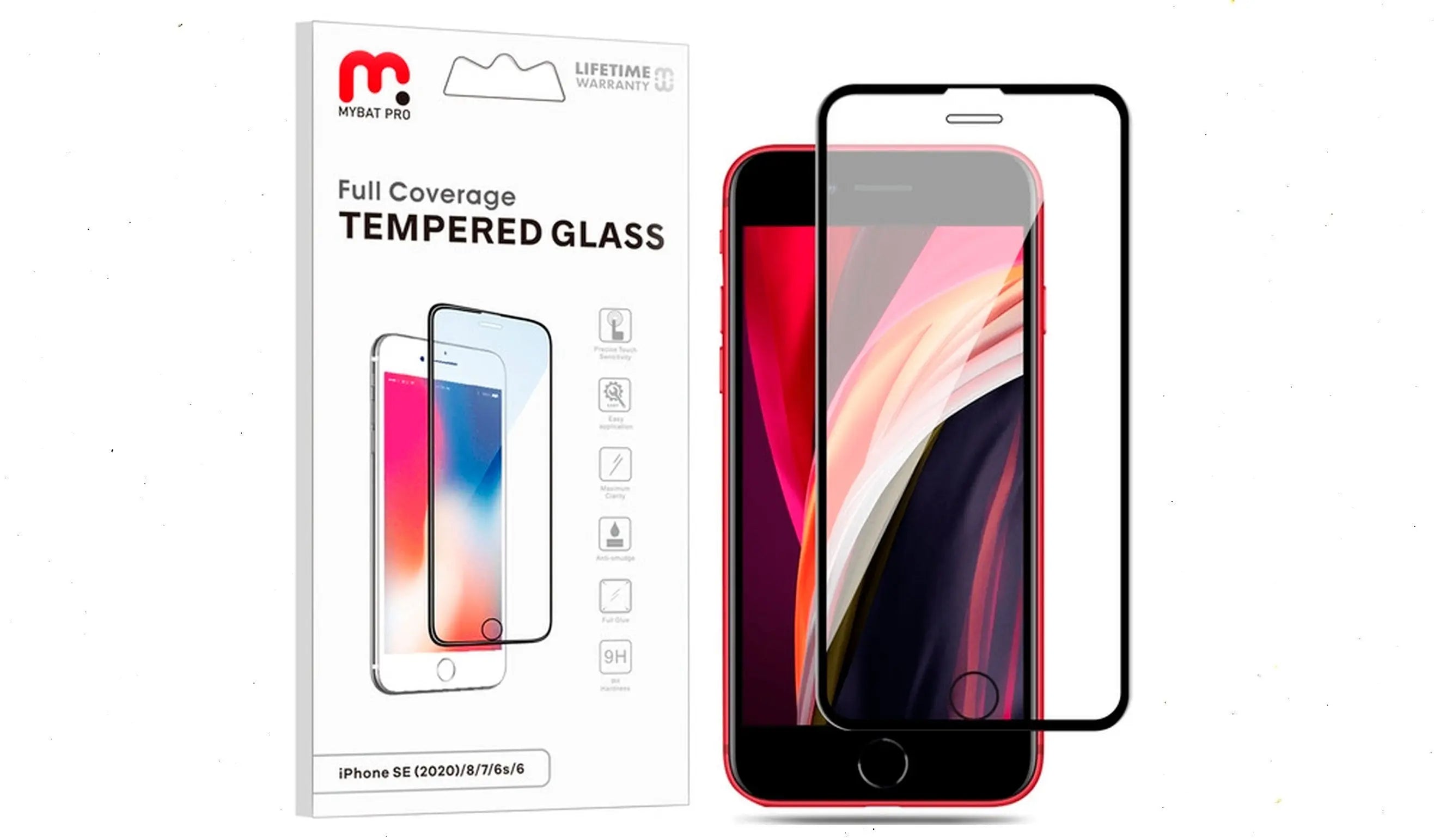 Vidrio temperado MayBat Pro para iPhone 6/6s/7/8/SE2020 freeshipping - iStore Costa Rica